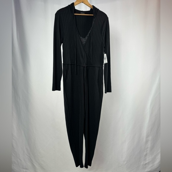 NWT Torrid Long Sleeve Hacci Jumpsuit in Black Size Large - Picture 4 of 10